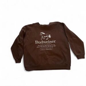 Pacsun Budweiser crew neck sweatshirt XL